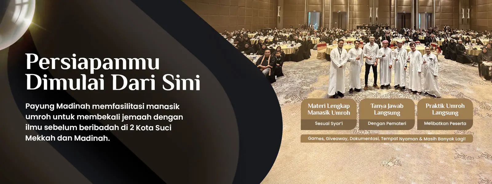 Persiapanmu dimulai dari sini: materi lengkap manasik, tanya jawab, praktik