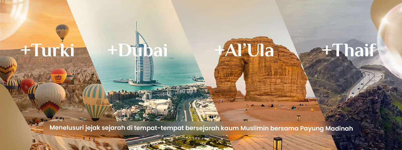 Umroh Plus Turki, Dubai, Al Ula, Thaif