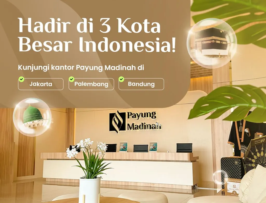 Hadir di 3 kota besar Indonesia