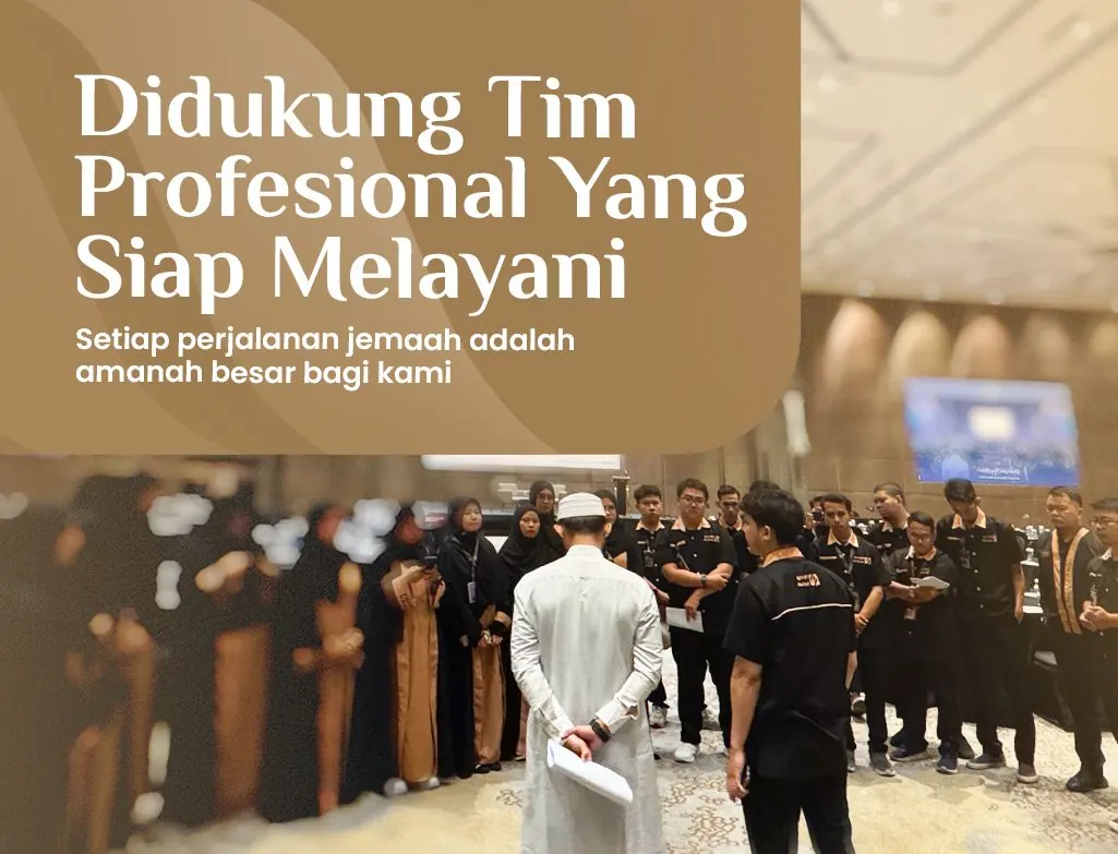 Didukung tim profesional